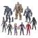 Kit Bonecos Vingadores Com 9 Personagens - Vingadores Ultimato - Avengers Endgame