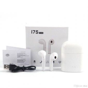 Fone Ouvido Bluetooth I7s 4.2 Par Tws Sem Fio Case Base