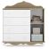 Quarto De Bebê Imperial 4 Portas Com Berço Realeza Wengue Capitone Branco – Canaã