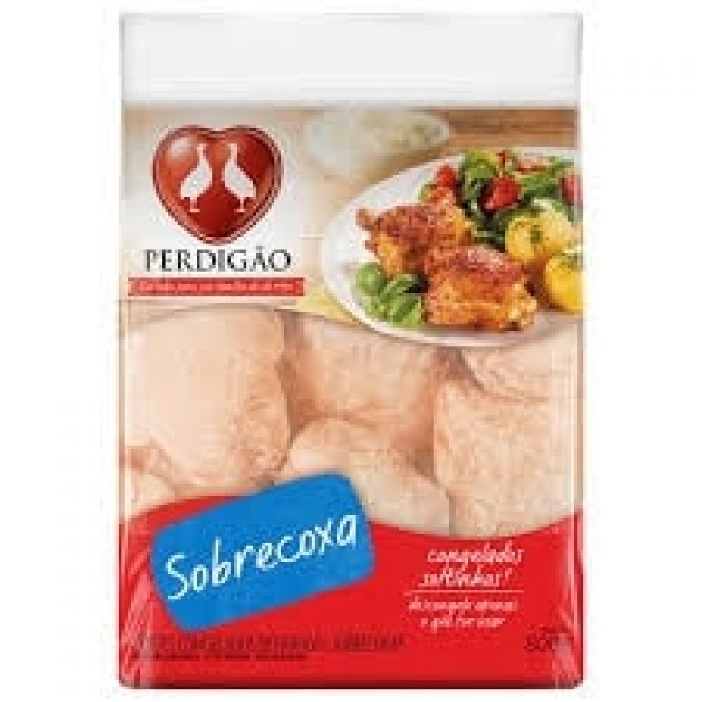 Sobrecoxa De Frango Congelado 800g Perdigao