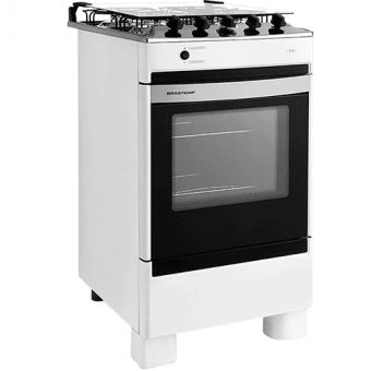 Fogão De Piso Brastemp 4 Bocas BFO4N Branco - Bivolt