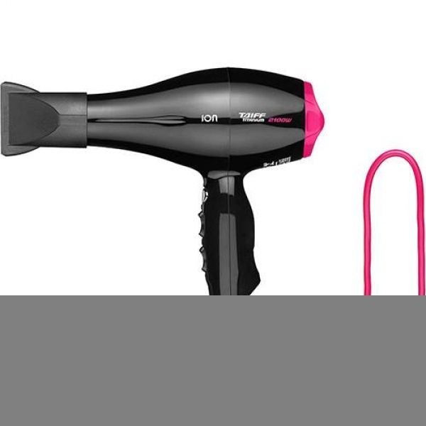 Secador Taiff Titanium Colors 2100W Preto e Rosa - Taiff