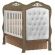 Quarto De Bebê Imperial 4 Portas Com Berço Realeza Wengue Capitone Branco – Canaã