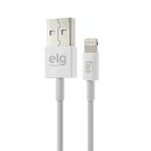 S810 Cabo Apple Lightning Para Recarga  Sincronizacao 1 Metro Branco Elg Express - Unidade