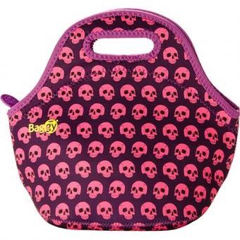 Lancheira Baggy Yummy Purple Skulls