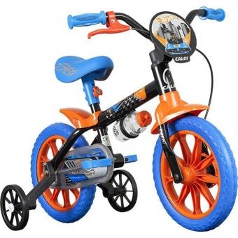 Bicicleta Caloi Hot Wheels Aro 12 - Preto