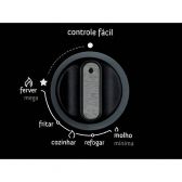 Cooktop à Gás Consul 5 Bocas CD075 Acendimento Inteligente Preto