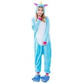 Kit Pijama Fantasia- Kigurumi Unicórnio com Pantufa Pata