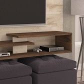 Painel Para Tv Até 60 Pol Permóbili Móveis Doppio Rustico/café