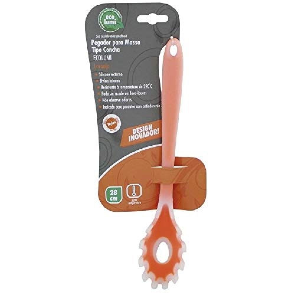 Colher Massa Eco Lumi Laranja - Unidade