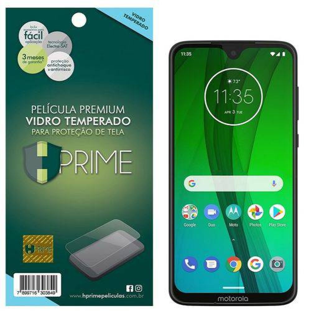 Película Hprime Para Motorola Moto G7 / G7 Plus - Vidro Temperado Transparente