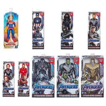 Kit Bonecos Vingadores Com 9 Personagens - Vingadores Ultimato - Avengers Endgame