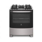 Fogão 5 Bocas Electrolux Mesa em Vidro Temperado Automático Bivolt Silver